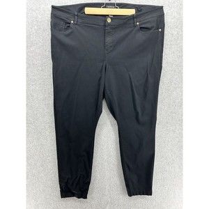 Torrid Women's Pants Plus Size 24 Solid Black Skinny